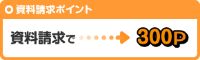 資料請求ポイント 資料請求で300P